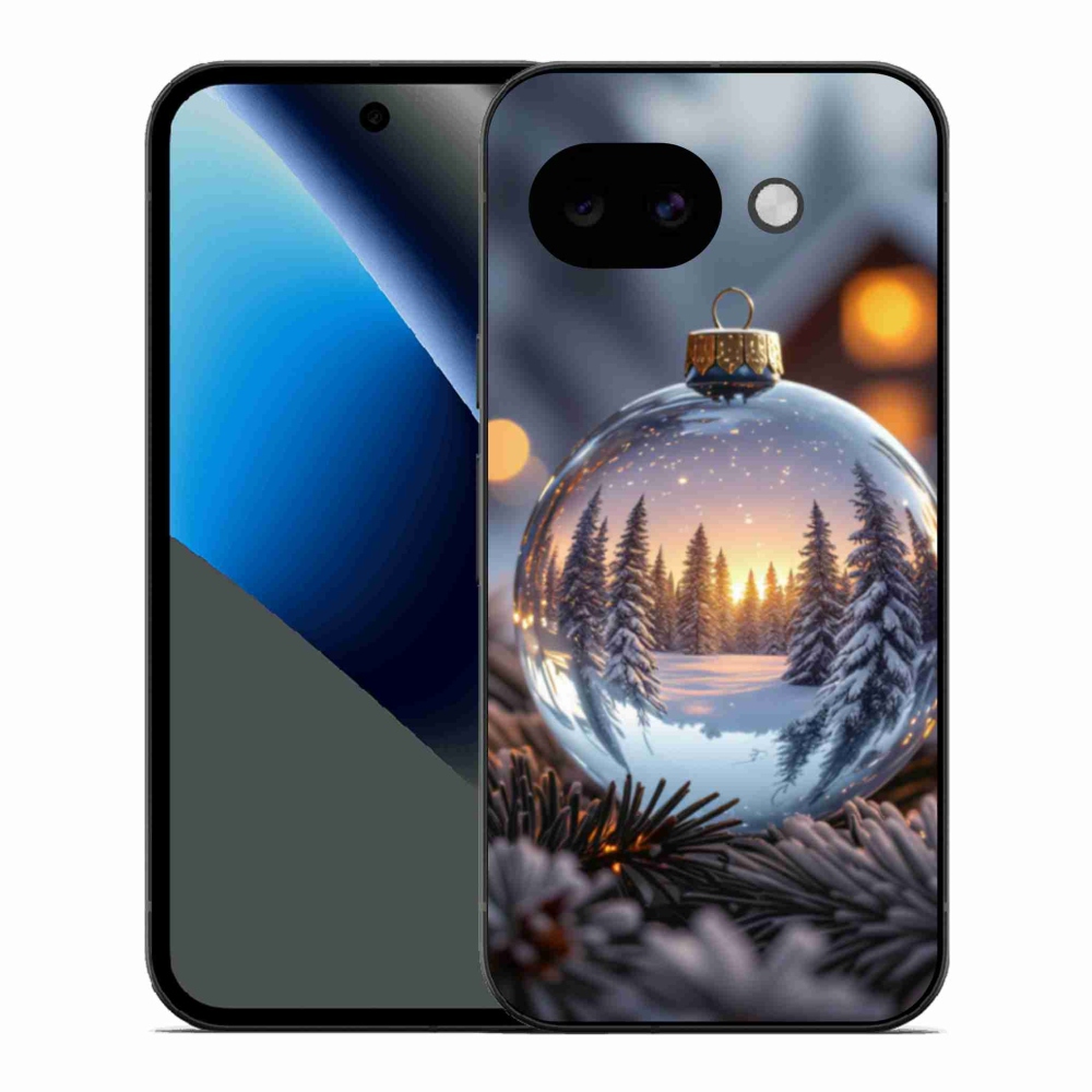 Gélový kryt mmCase na Google Pixel 10a - vianočná ozdoba