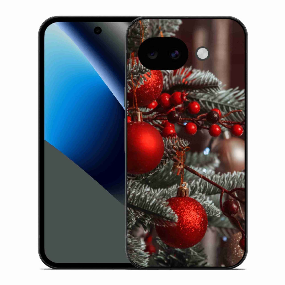 Gélový kryt mmCase na Google Pixel 10a - vianočné ozdoby 2