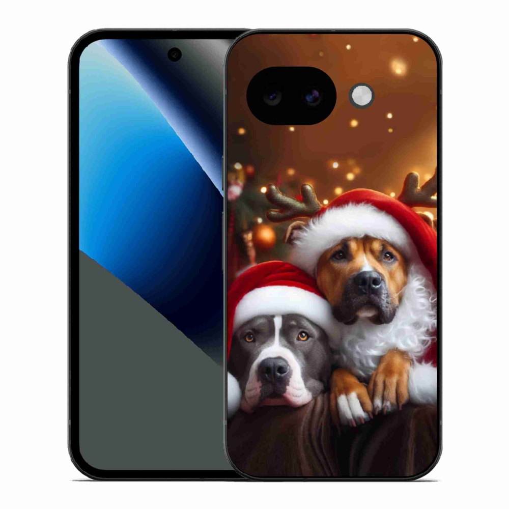 Gélový kryt mmCase na Google Pixel 10a - vianočné psy