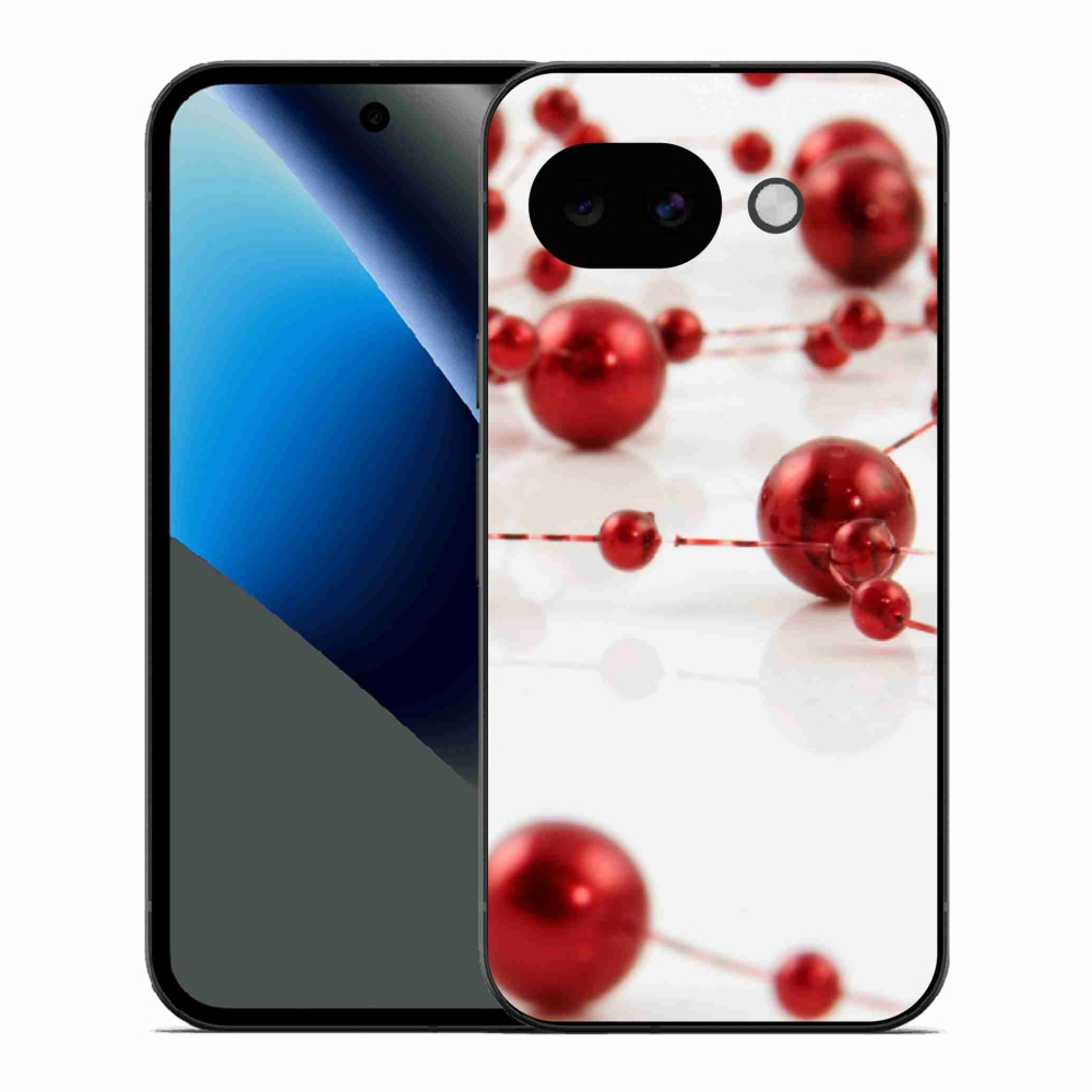 Gélový kryt mmCase na Google Pixel 10a - vianočná reťaz