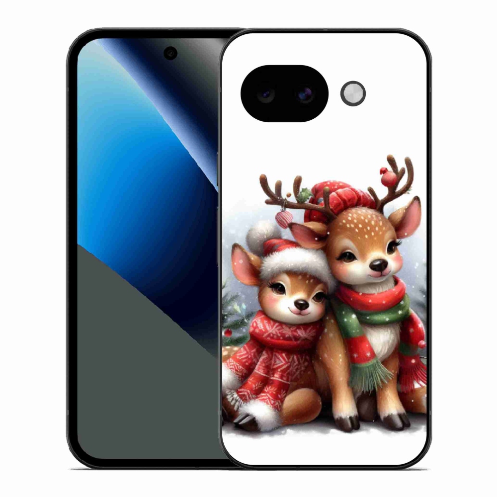 Gélový kryt mmCase na Google Pixel 10a - vianočné soby