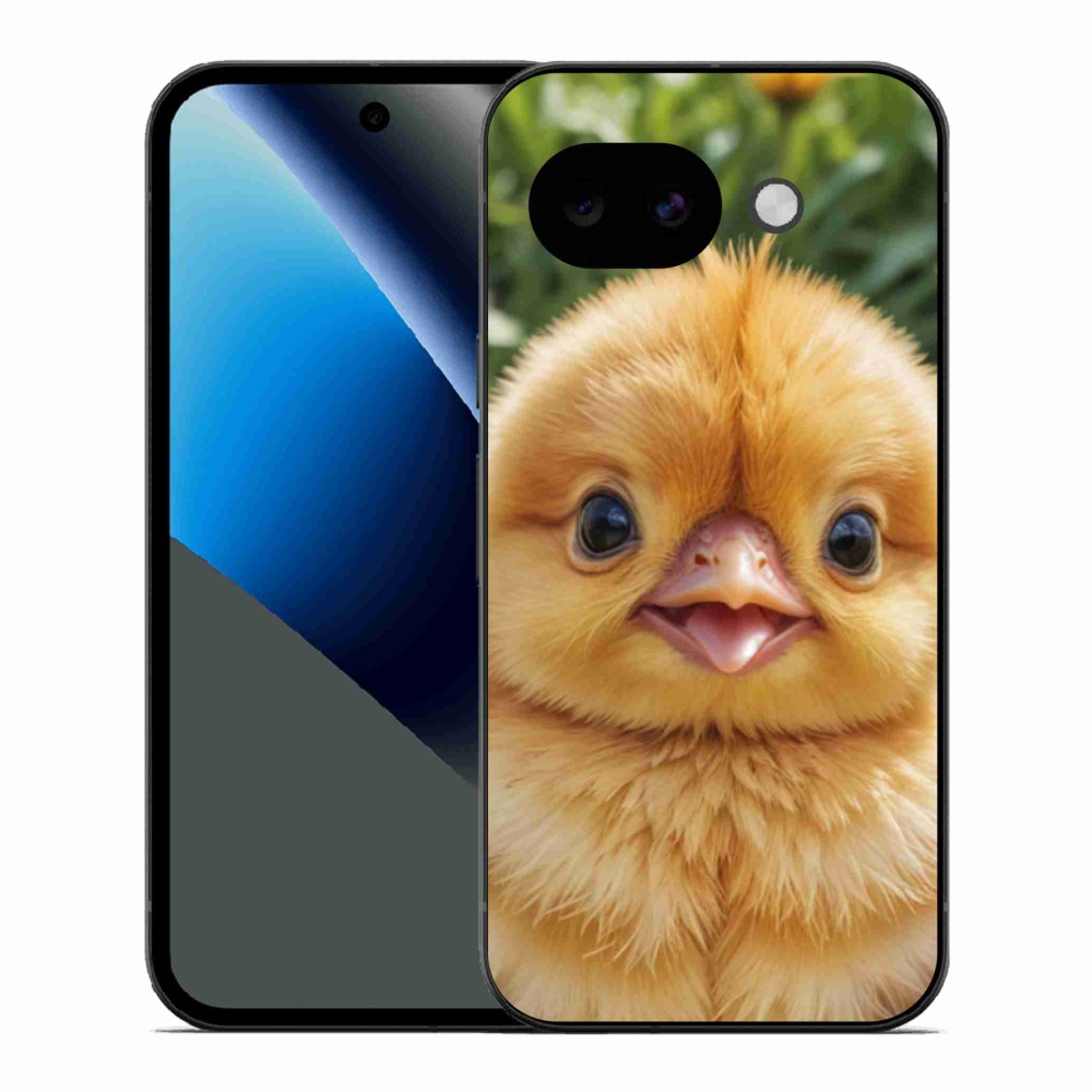 Gélový kryt mmCase na Google Pixel 10a - veselé kuriatko