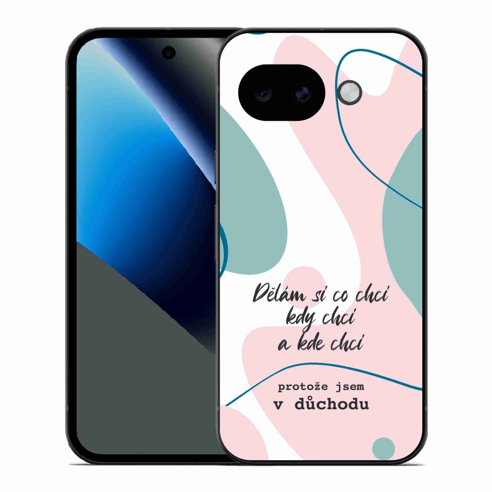 Gélový kryt mmCase na Google Pixel 10a - vtipný text 10 biele pozadie