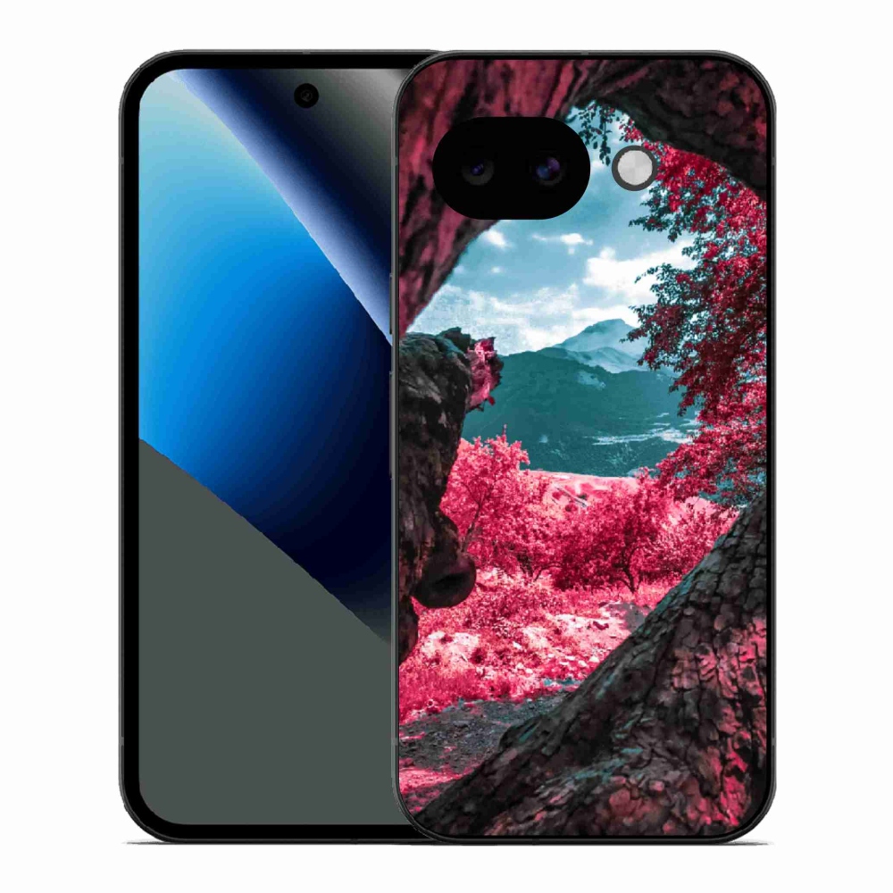 Gélový kryt mmCase na Google Pixel 10a - výhľad na hory