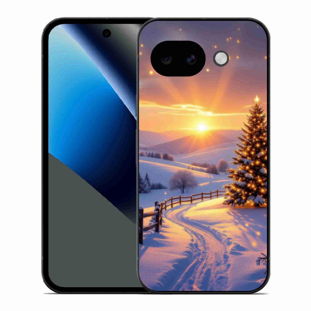 Gélový kryt mmCase na Google Pixel 10a - zimná krajina
