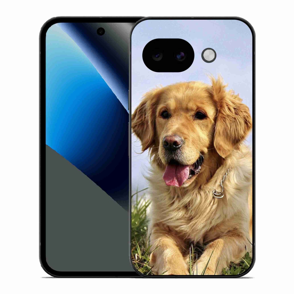 Gélový kryt mmCase na Google Pixel 10a - zlatý retriever