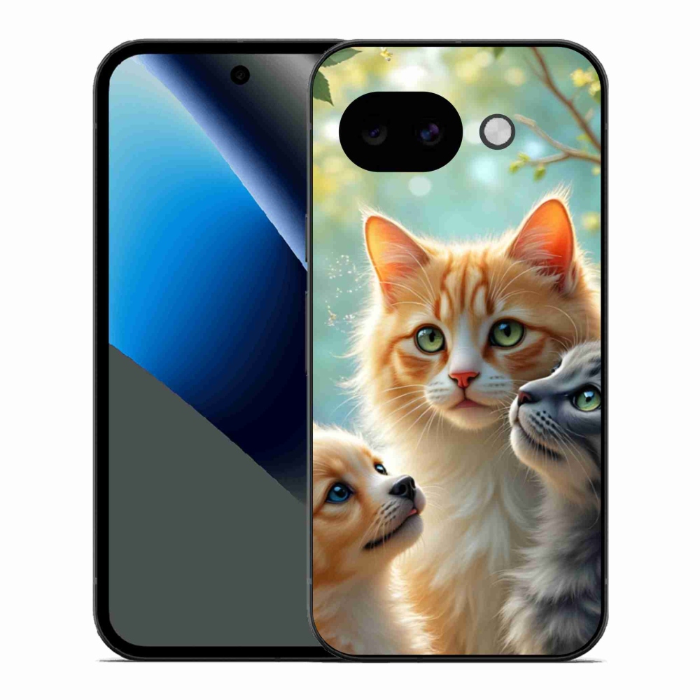 Gélový kryt mmCase na Google Pixel 10a - zvieracie priateľstvo 2