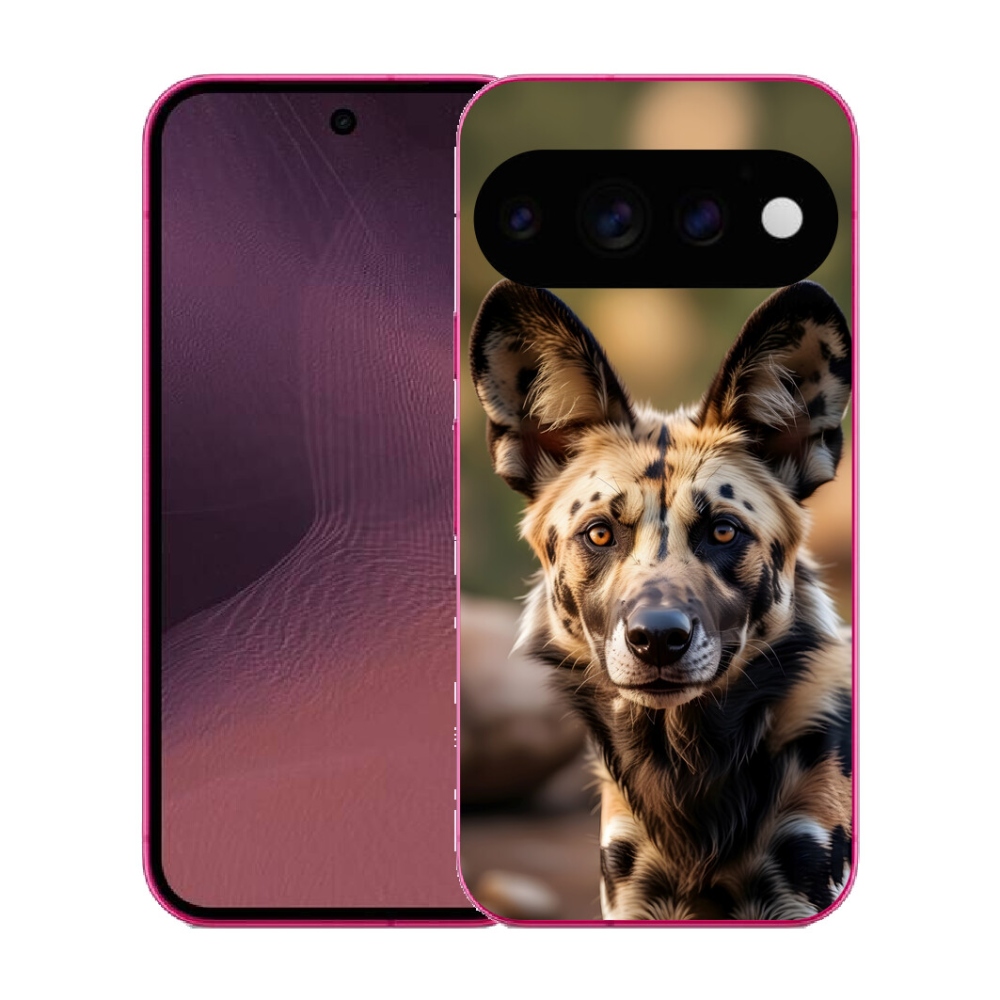 Gélový kryt mmCase na Google Pixel 11 - africký divoký pes