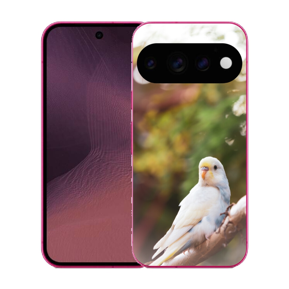 Gélový kryt mmCase na Google Pixel 11 - andulka biela