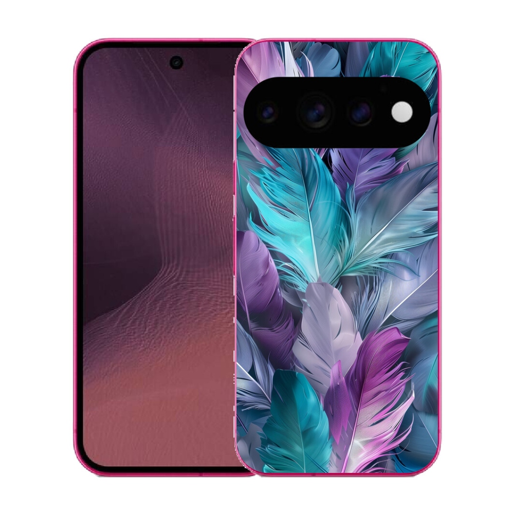 Gélový kryt mmCase na Google Pixel 11 - farebné perie 2
