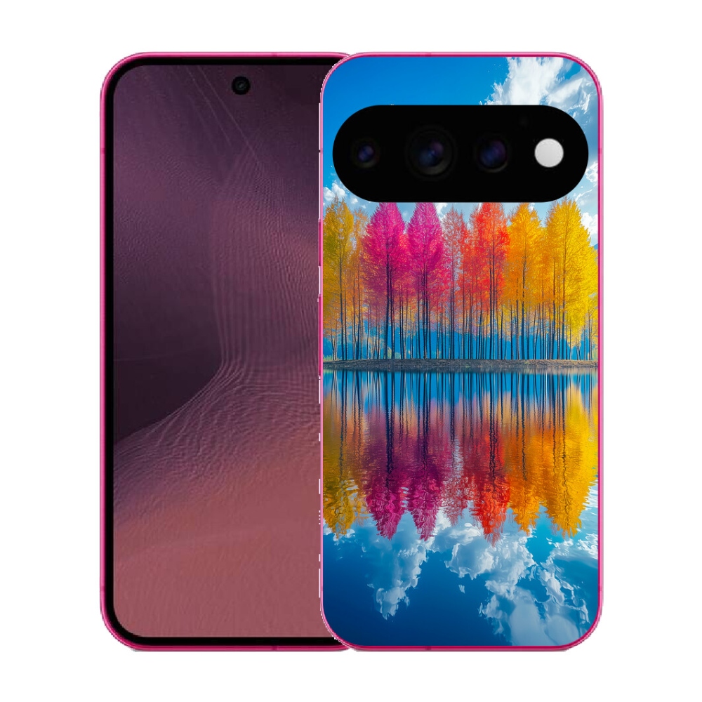 Gélový kryt mmCase na Google Pixel 11 - farebné stromy