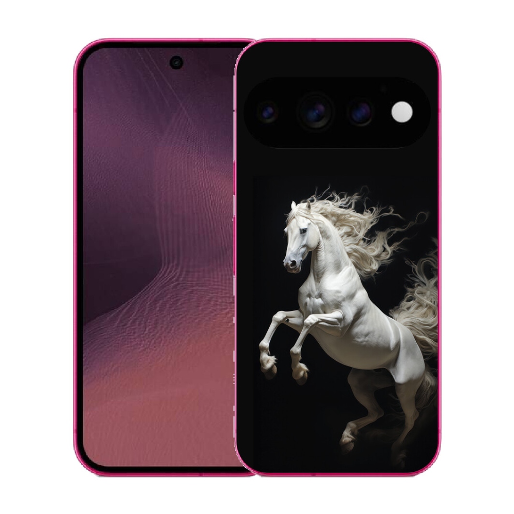 Gélový kryt mmCase na Google Pixel 11 - biely kôň 4
