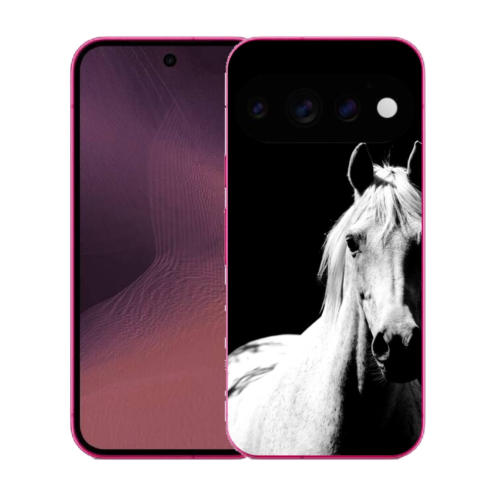 Gélový kryt mmCase na Google Pixel 11 - biely kôň 5