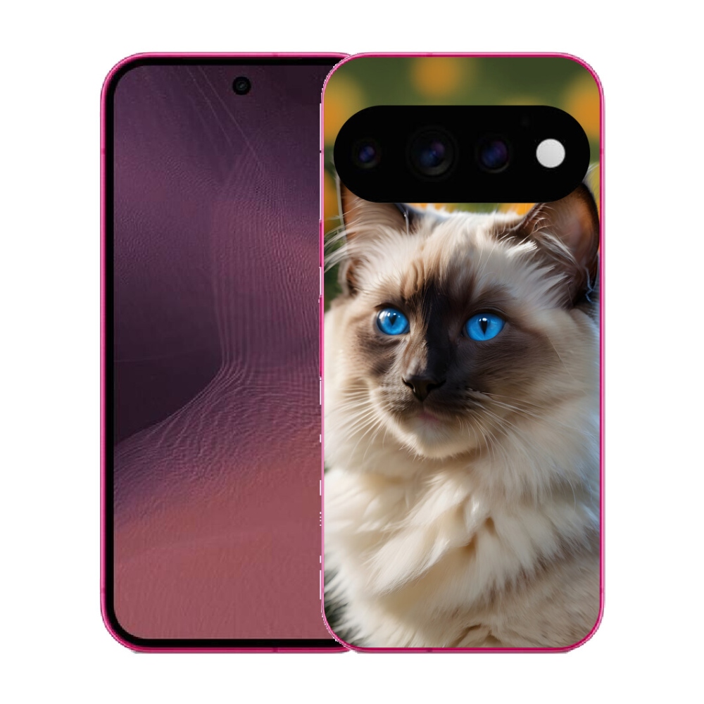 Gélový kryt mmCase na Google Pixel 11 - biely ragdoll