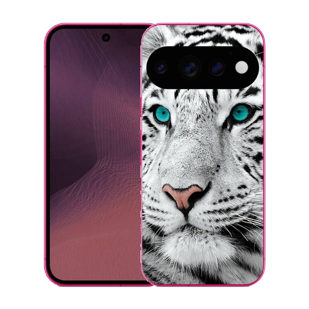 Gélový kryt mmCase na Google Pixel 11 - biely tiger