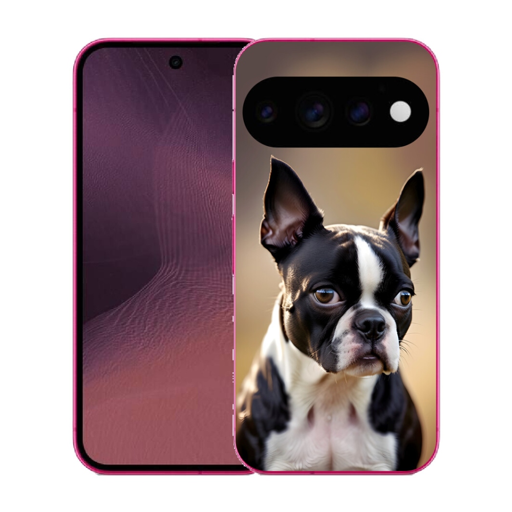 Gélový kryt mmCase na Google Pixel 11 - bostonský teriér