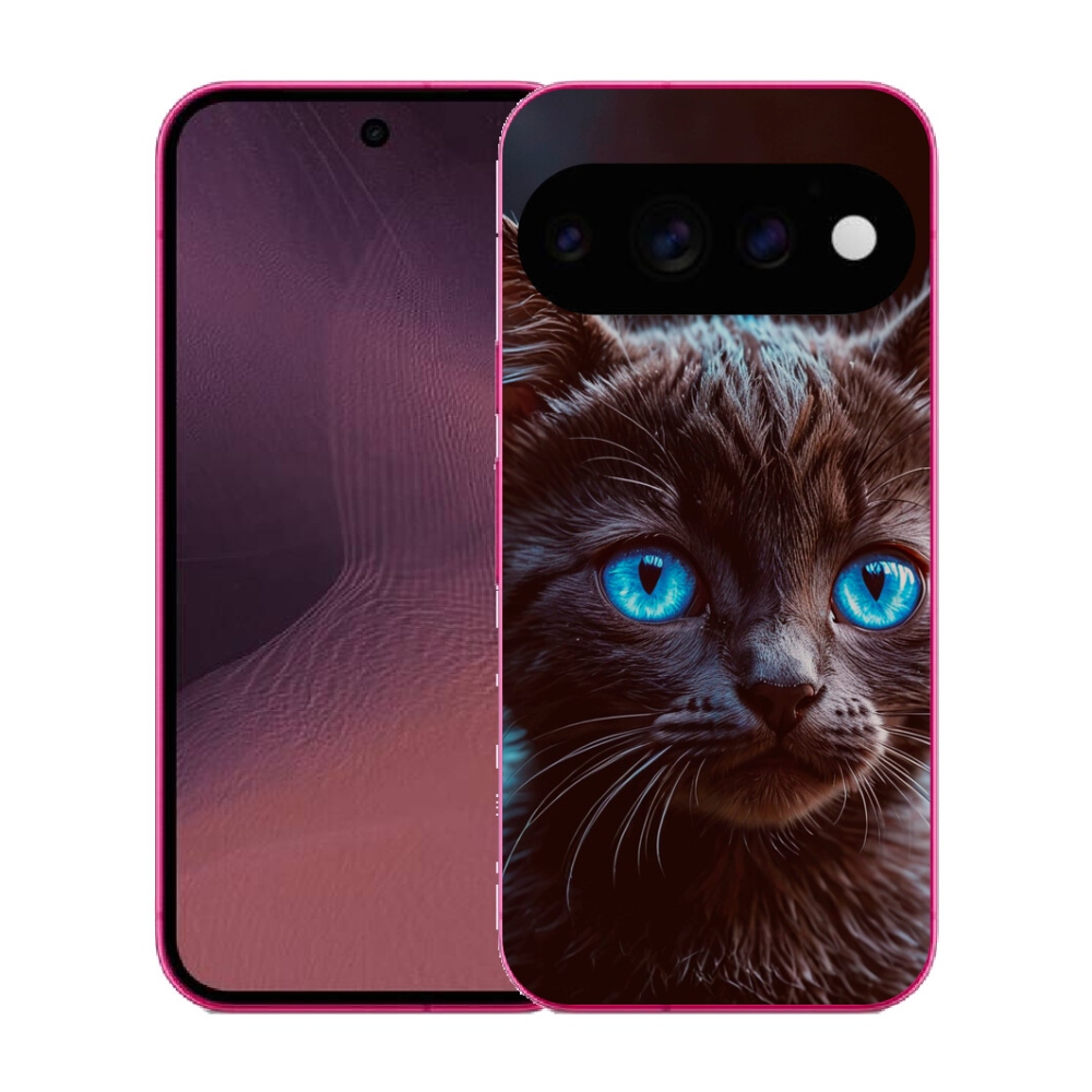Gélový kryt mmCase na Google Pixel 11 - čierne mačiatko 2