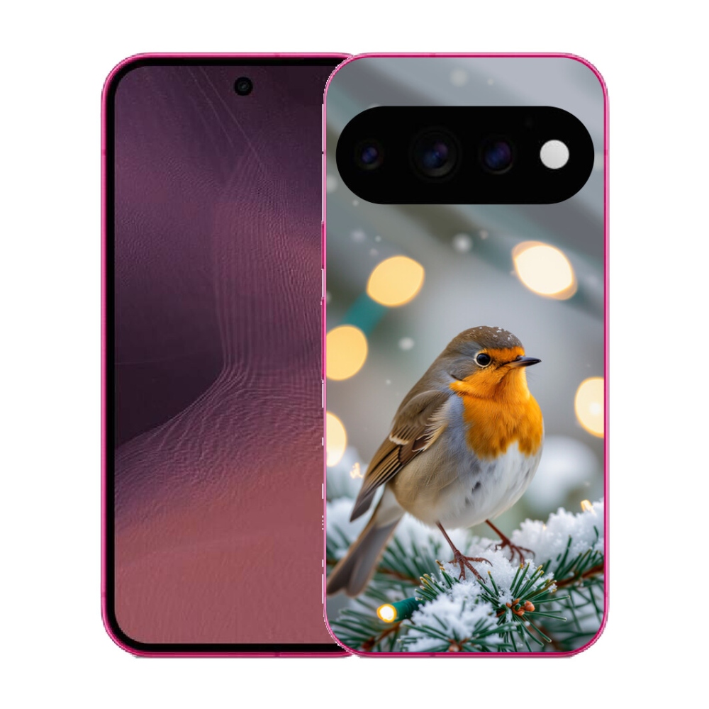 Gélový kryt mmCase na Google Pixel 11 - červienka v zime