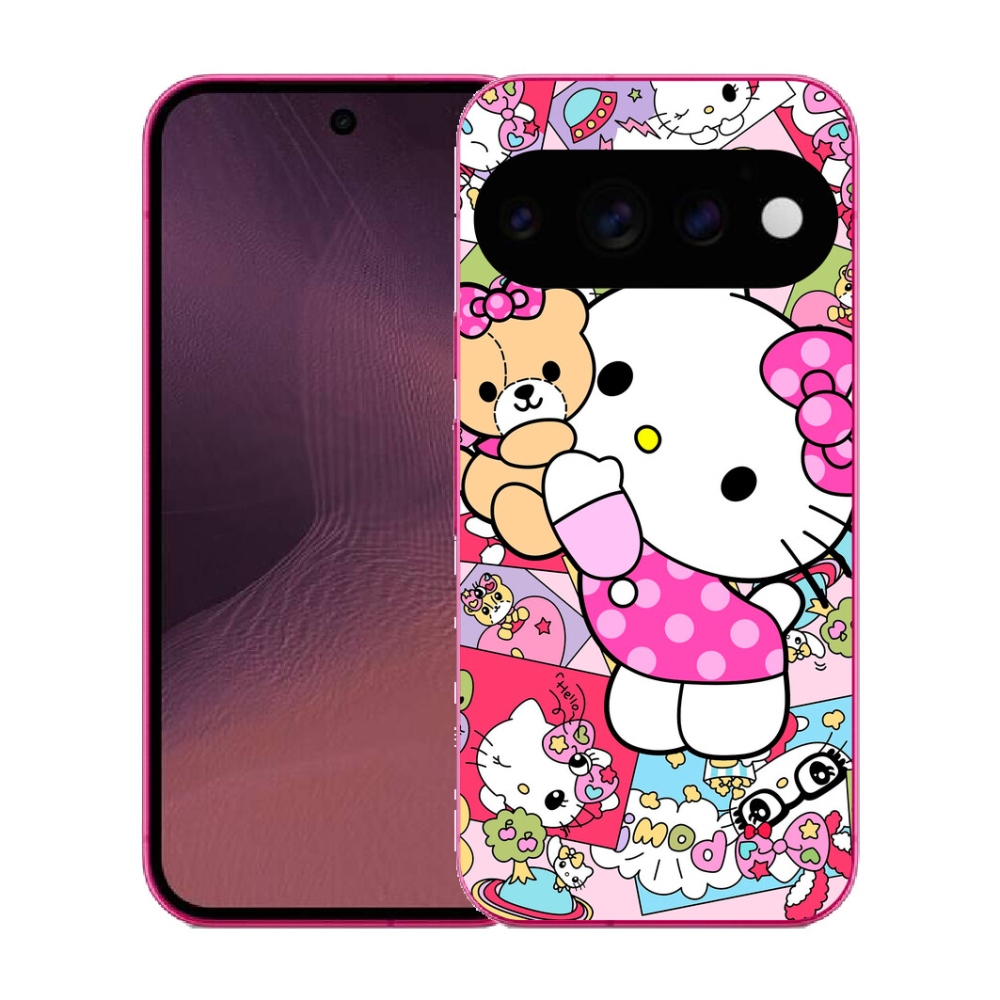 Gélový kryt mmCase na Google Pixel 11 - cute kitty