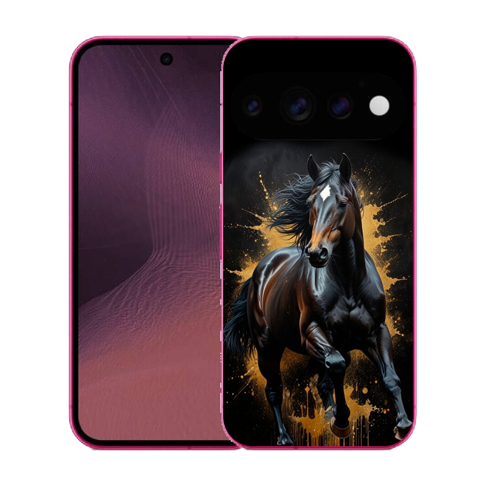 Gélový kryt mmCase na Google Pixel 11 - elegantný čierny žrebec