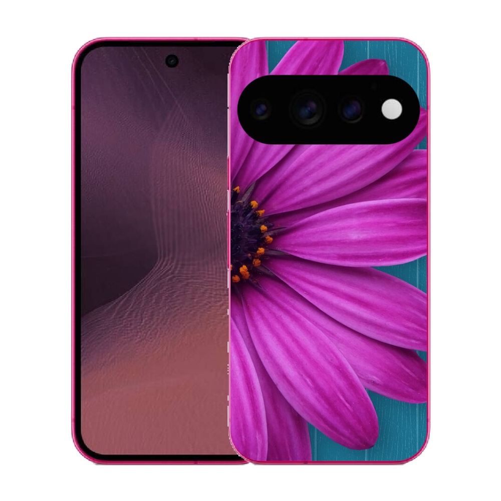 Gélový kryt mmCase na Google Pixel 11 - fialová margaréta