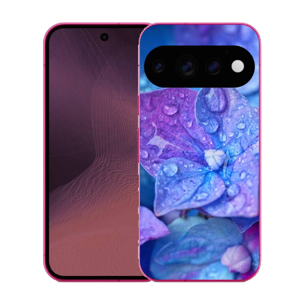 Gélový kryt mmCase na Google Pixel 11 - fialový kvet