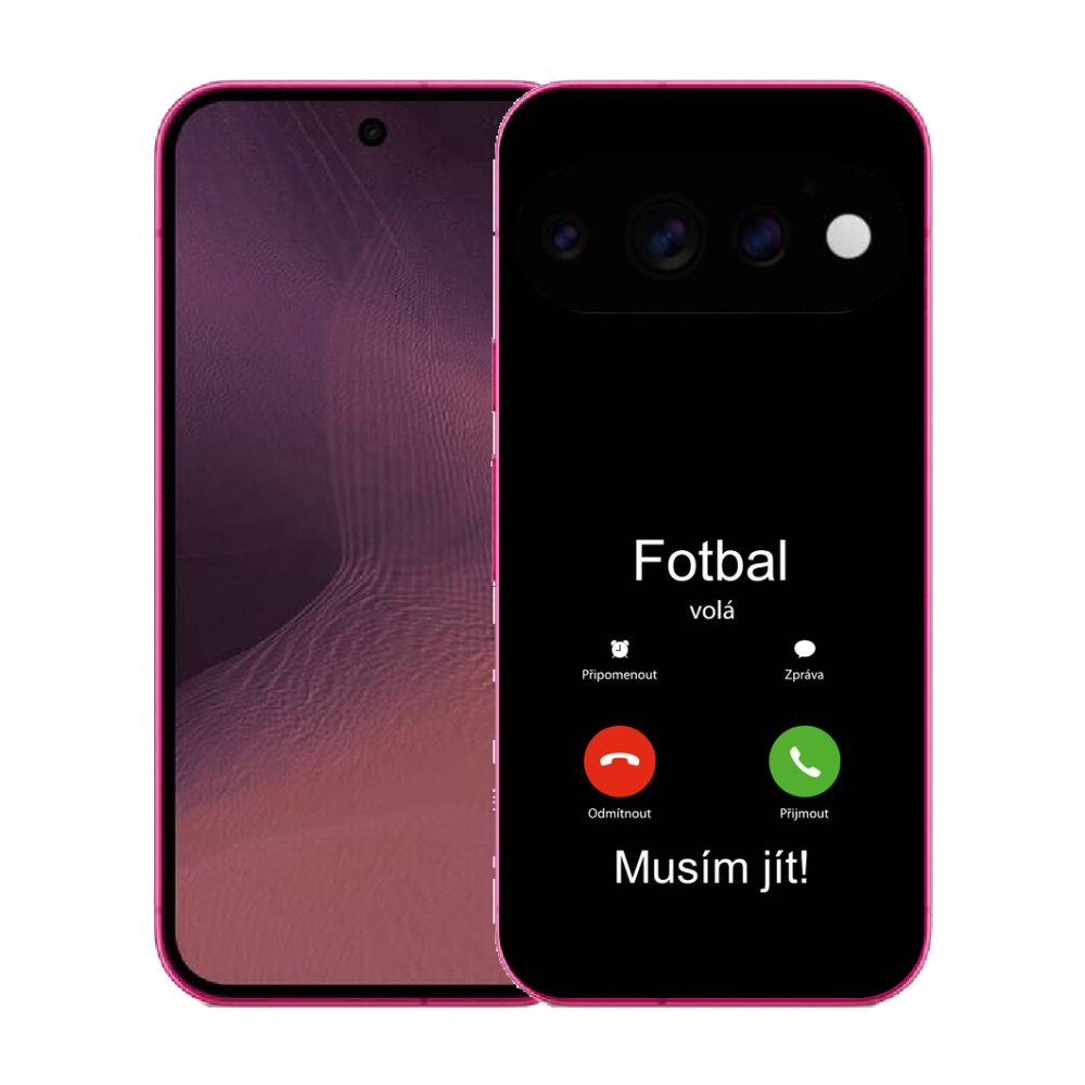 Gélový kryt mmCase na Google Pixel 11 - futbal volá čierne pozadie