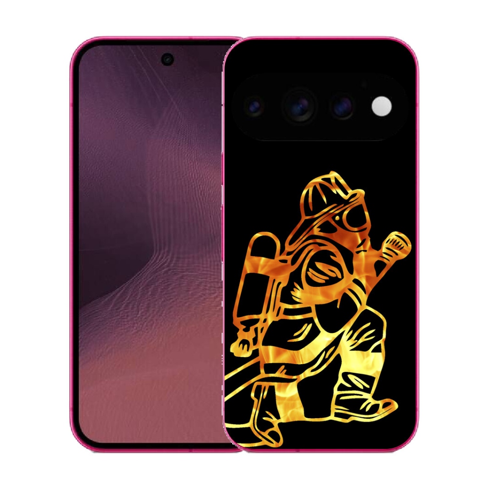 Gélový kryt mmCase na Google Pixel 11 - hasič 1