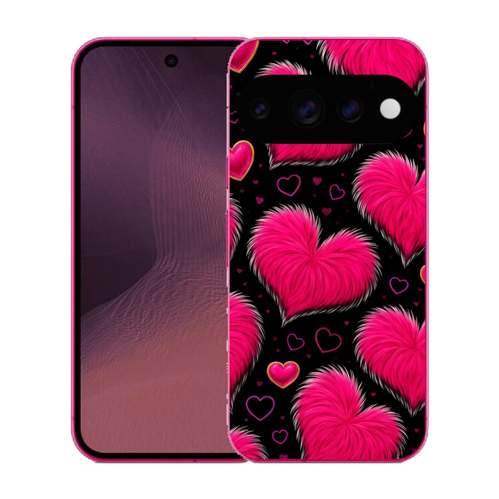 Gélový kryt mmCase na Google Pixel 11 - hebké srdce