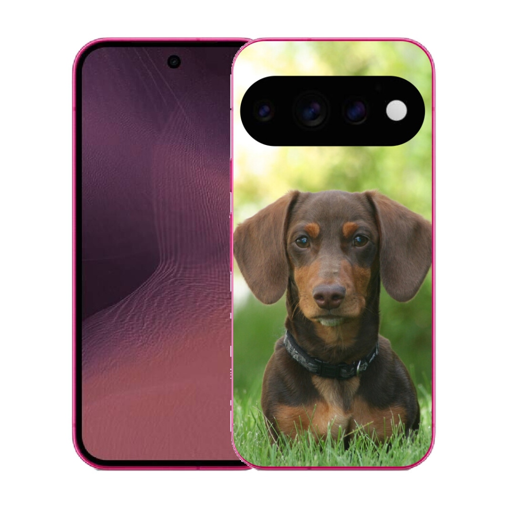 Gélový kryt mmCase na Google Pixel 11 - hnedý jazvečík