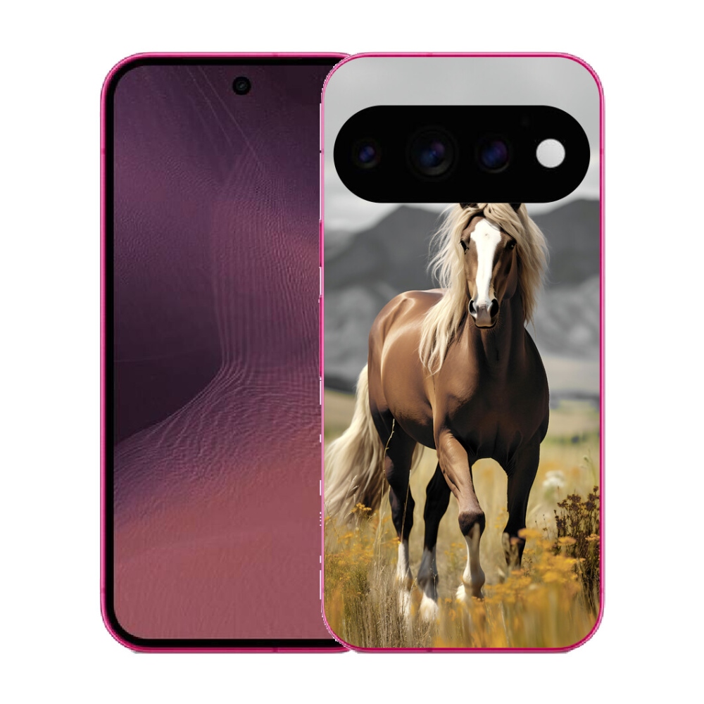 Gélový kryt mmCase na Google Pixel 11 - hnedý kôň 1