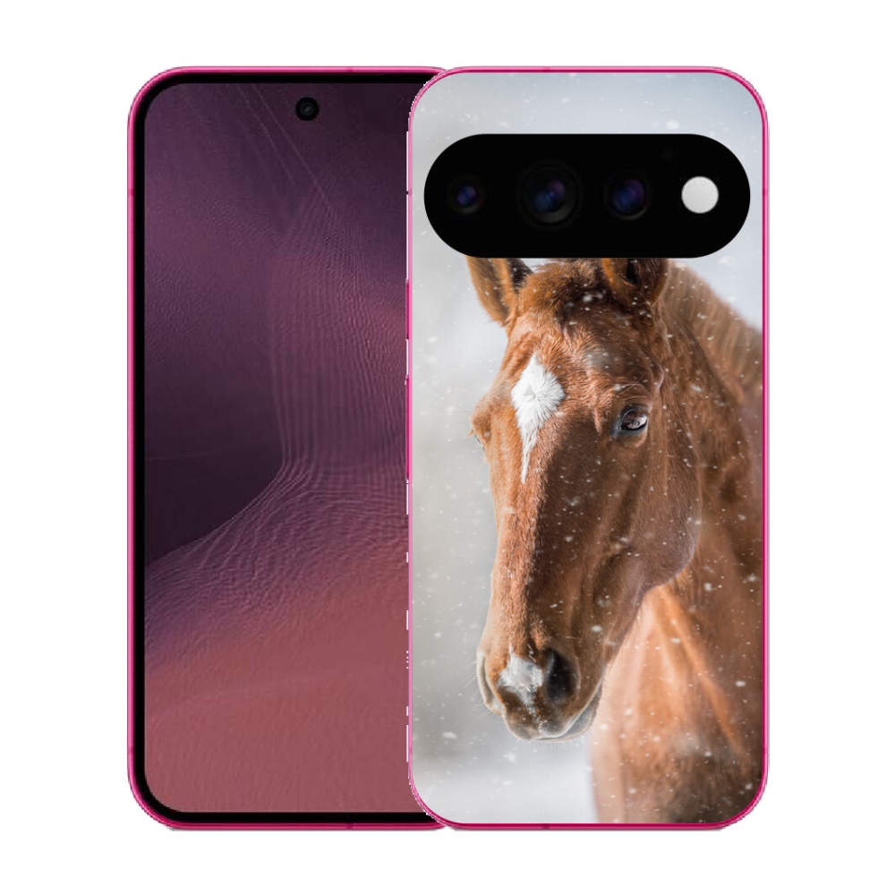 Gélový kryt mmCase na Google Pixel 11 - hnedý kôň 2