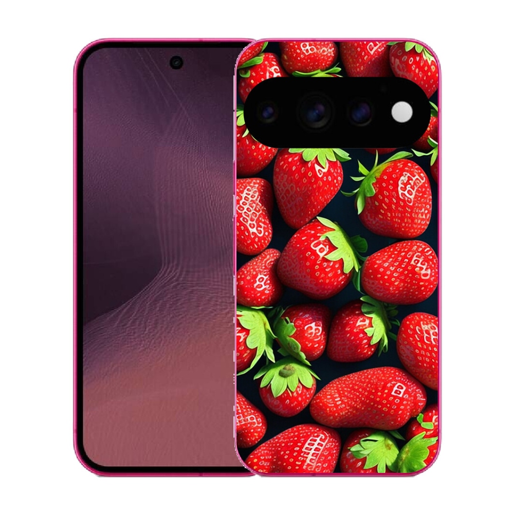 Gélový kryt mmCase na Google Pixel 11 - jahody