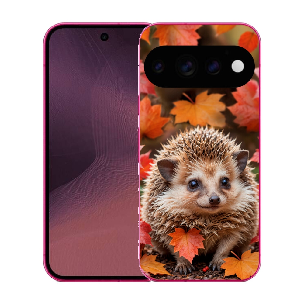 Gélový kryt mmCase na Google Pixel 11 - ježko v lístia