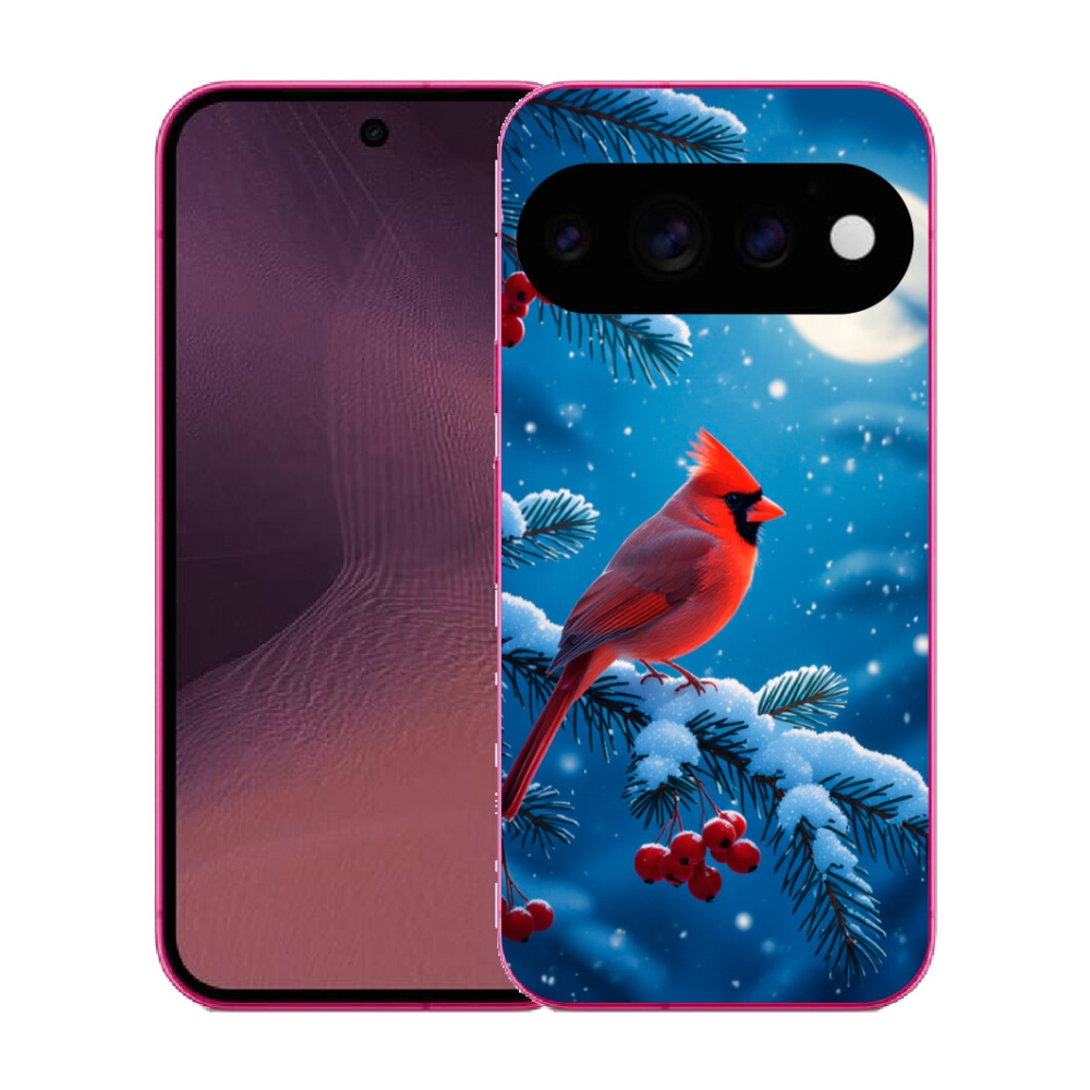 Gélový kryt mmCase na Google Pixel 11 - kardinál červený