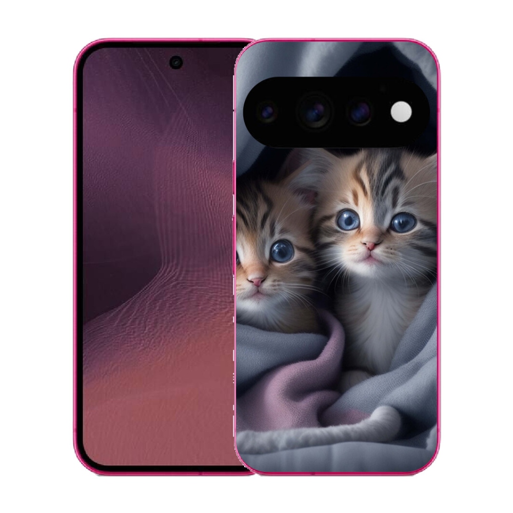 Gélový kryt mmCase na Google Pixel 11 - mačacie duo 2