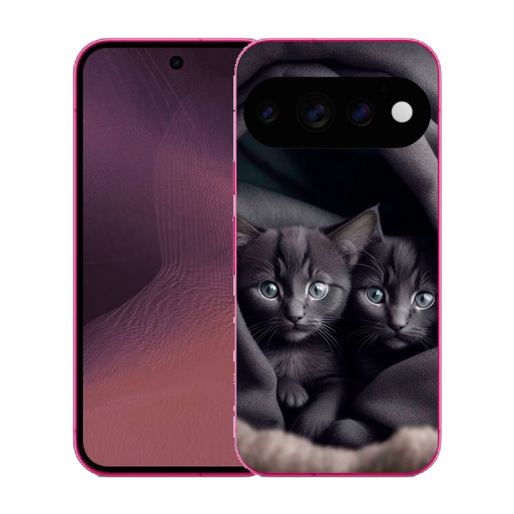Gélový kryt mmCase na Google Pixel 11 - mačacie duo