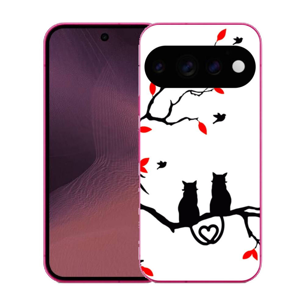 Gélový kryt mmCase na Google Pixel 11 - mačacia láska
