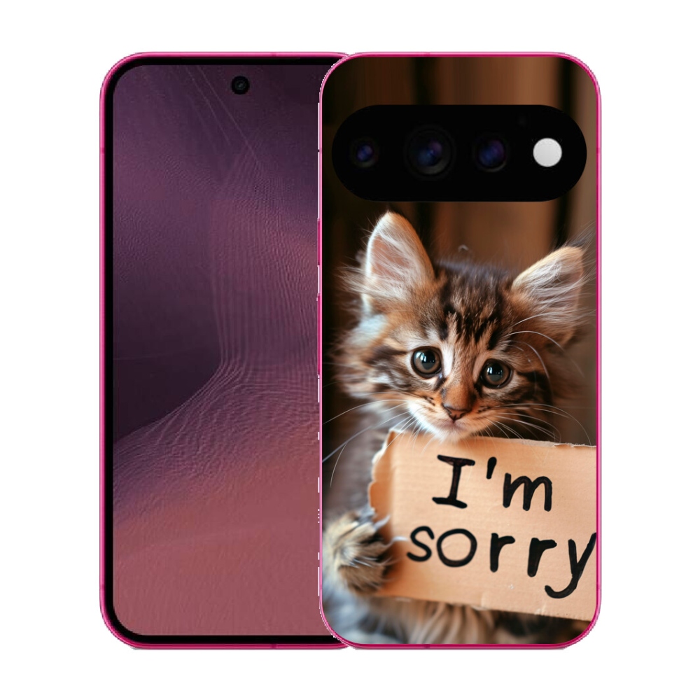 Gélový kryt mmCase na Google Pixel 11 - mačacie ospravedlnenie
