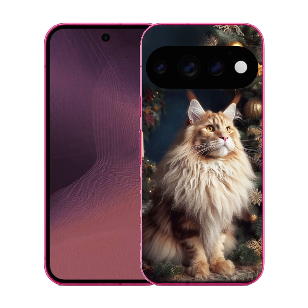 Gélový kryt mmCase na Google Pixel 11 - mačka pri stromčeku