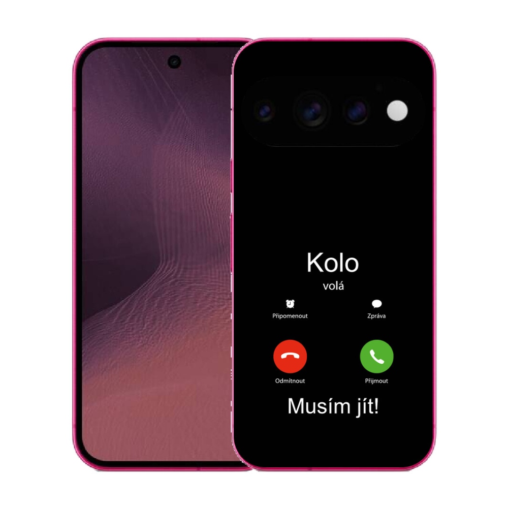 Gélový kryt mmCase na Google Pixel 11 - kolo volá čierne pozadie