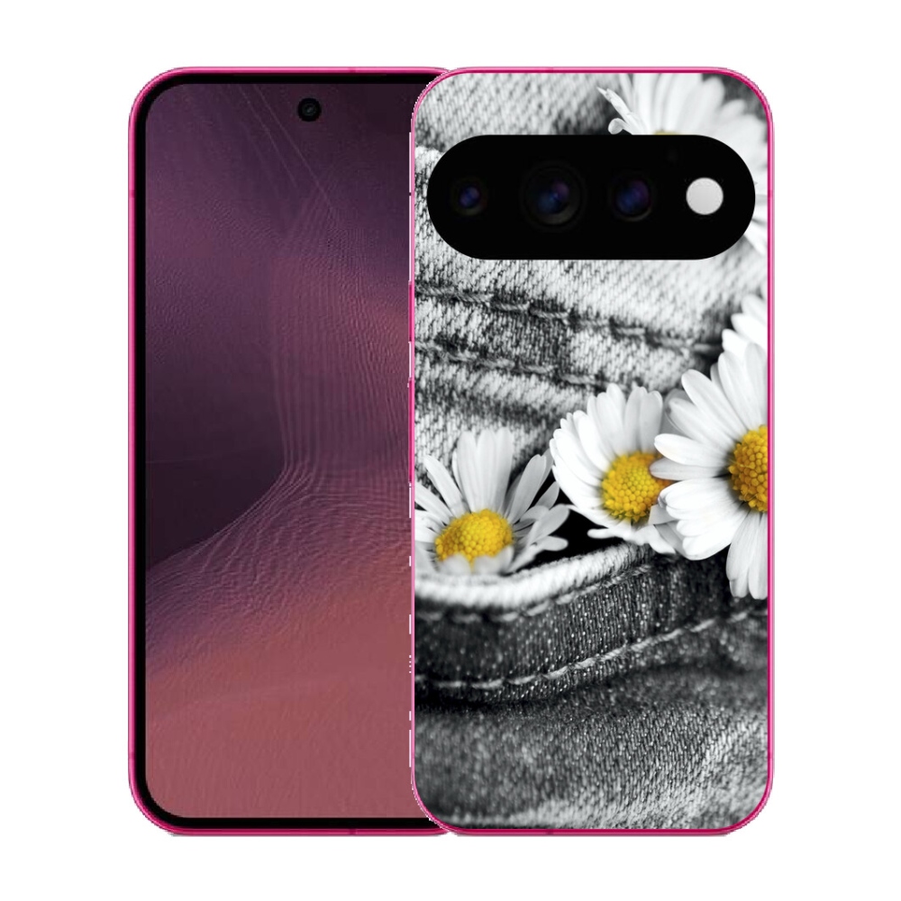 Gélový kryt mmCase na Google Pixel 11 - margarétky