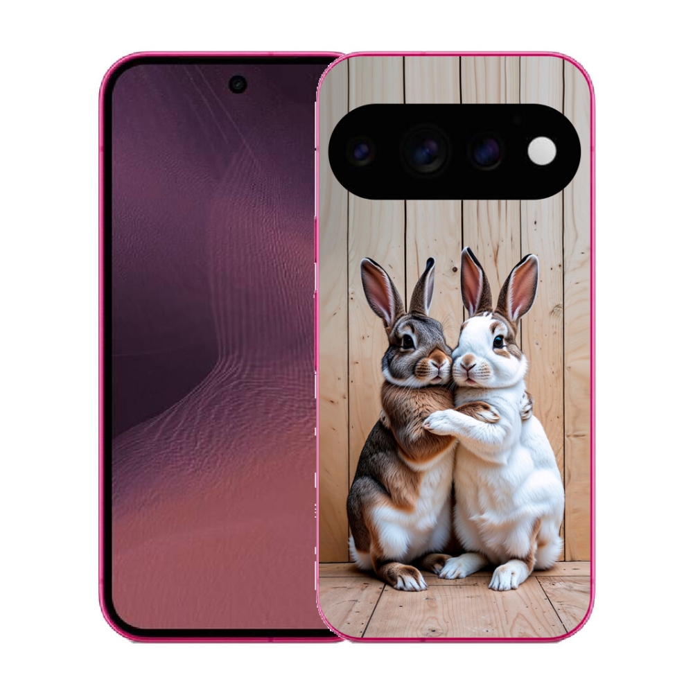 Gélový kryt mmCase na Google Pixel 11 - králičie pár