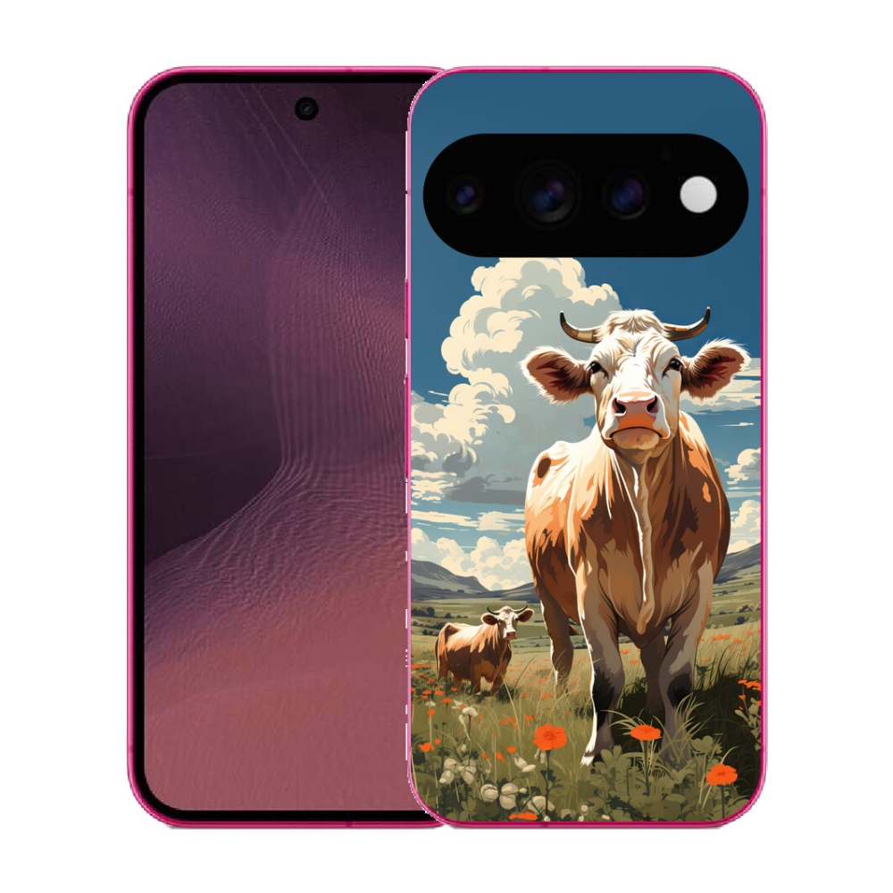 Gélový kryt mmCase na Google Pixel 11 - kravy na lúke