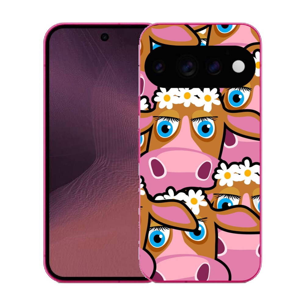 Gélový kryt mmCase na Google Pixel 11 - kreslené kravičky