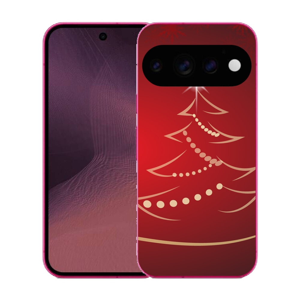 Gélový kryt mmCase na Google Pixel 11 - kreslený vianočný stromček