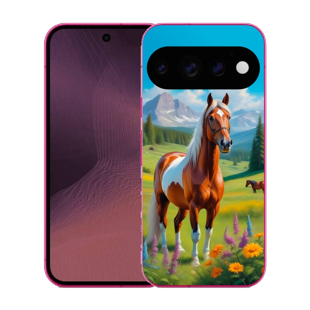 Gélový kryt mmCase na Google Pixel 11 - kôň na lúke