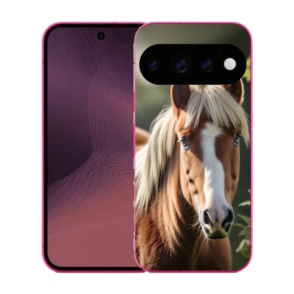 Gélový kryt mmCase na Google Pixel 11 - kôň so svetlou hrivou