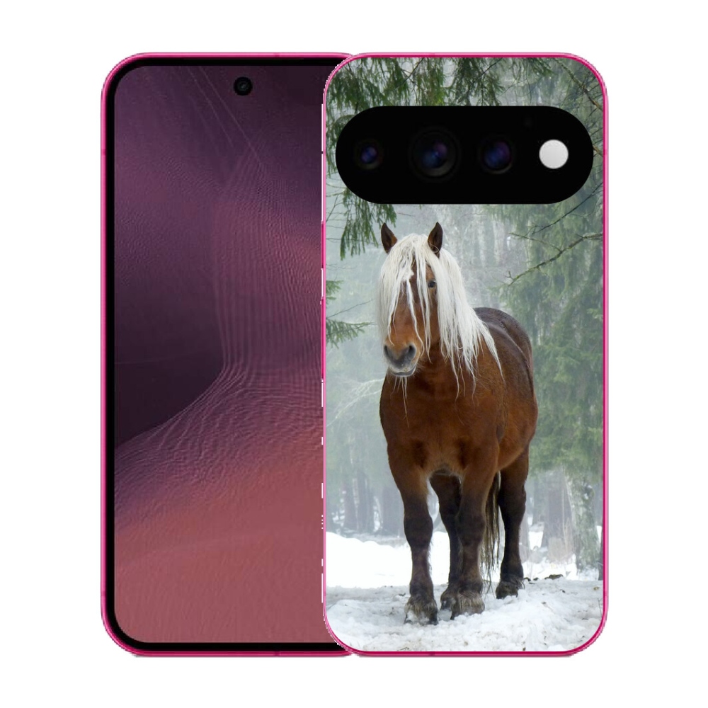 Gélový kryt mmCase na Google Pixel 11 - kôň v lese