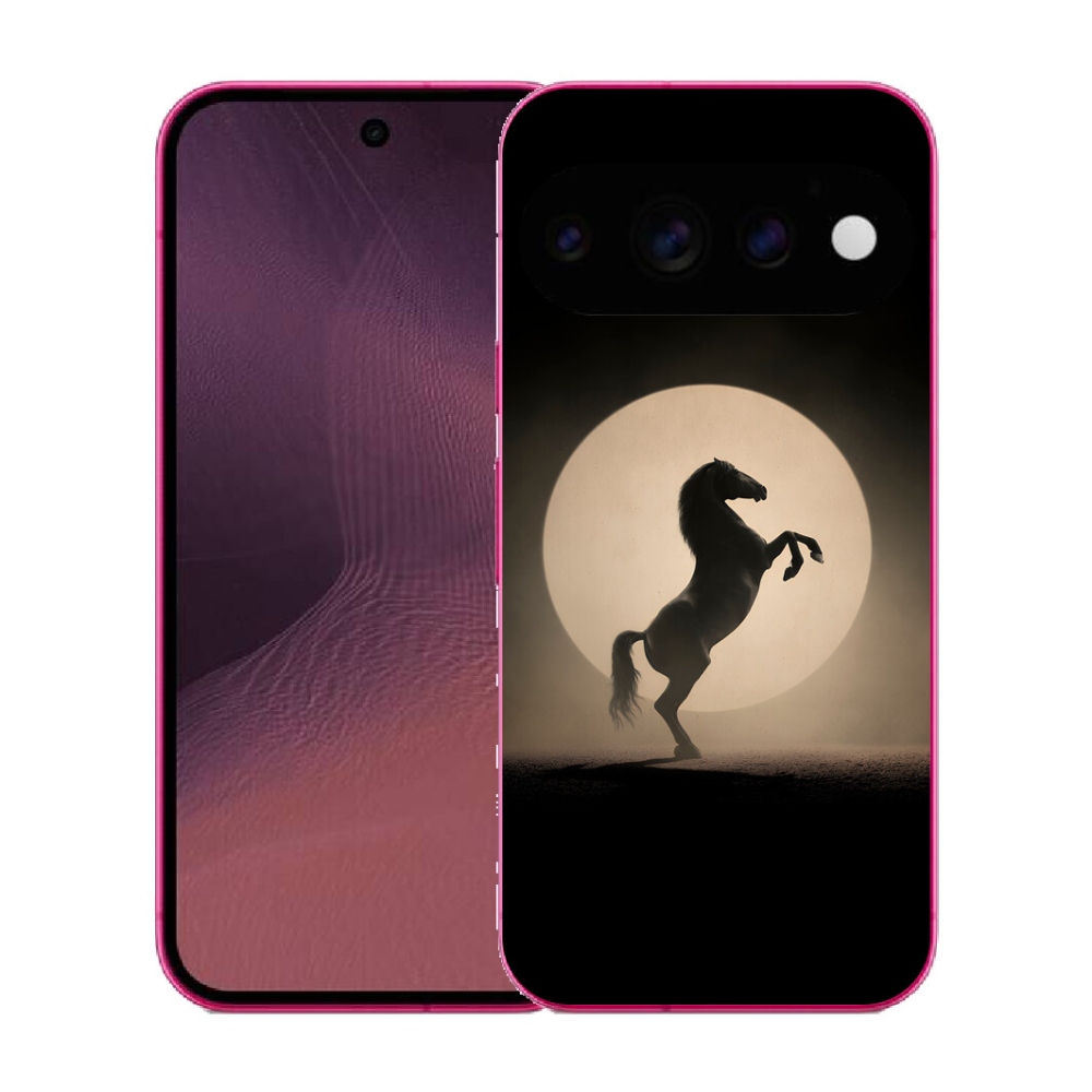 Gélový kryt mmCase na Google Pixel 11 - kôň v siluete